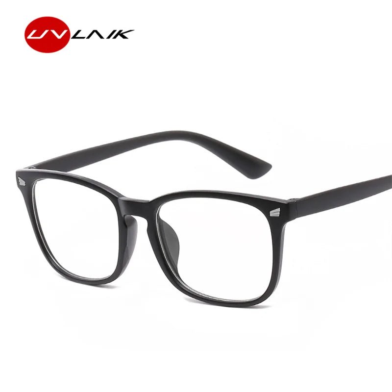 Stylish blue light blocking glasses designed to reduce digital eye strain, improve sleep, and provide relief for anxiety caused by screen exposure.